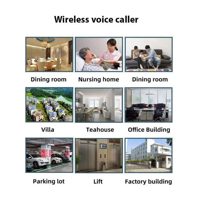 Alt view image 6 of 7 - 2 Pack Intercoms Wireless for Home, Voice Bidirectional Caller