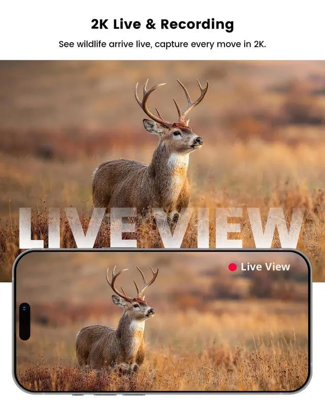 Alt view image 5 of 7 - 4G LTE Cellular Trail Camera for Wild&Farm, 0.1s Motion-Activated
