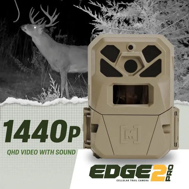 Alt view image 5 of 7 - Edge 2 Pro Cellular Trail Camera - 40MP, No-Glow Flash