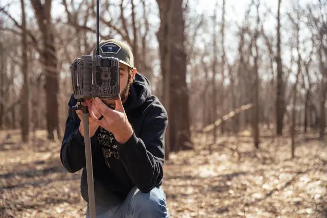 Alt view image 6 of 7 - Deceptor No Glo 80ft Detection & IR Range 40MP Photo 1440P HD Video Capture Remote App Contol Wireless Hunting Cellular Trail Camera - Available on AT&T & Verizon
