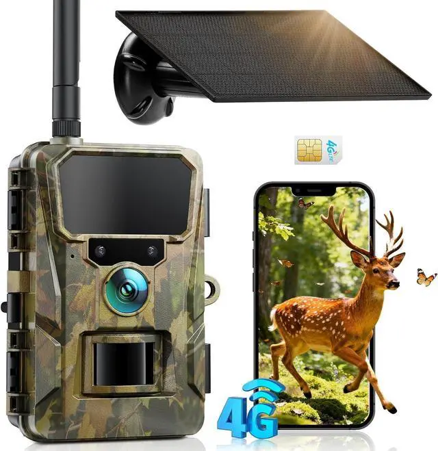 Main image of Trail Camera with SIM Card, 4G LTE Cellular Trail Camera