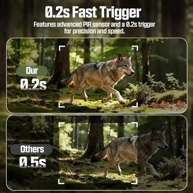 Alt view image 7 of 7 - Trail Camera with SIM Card, 4G LTE Cellular Trail Camera