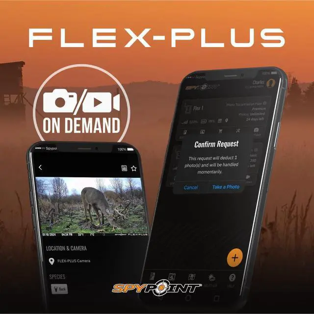 Alt view image 7 of 7 - Flex-Plus Cellular Trail Camera, 36MP Photos and 1080p Videos w/Sound, Double The Battery Capacity, GPS-Enabled, Dual-SIM LTE Connectivity, 100' Flash & Detection Range, 4 Capture Modes
