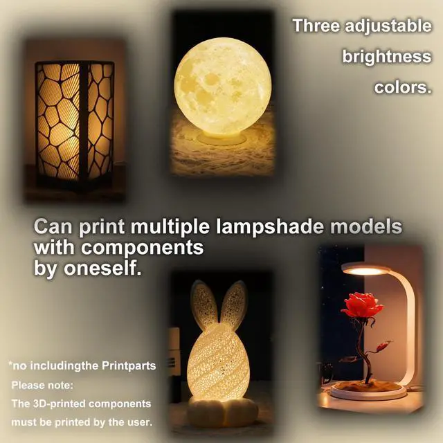Alt view image 3 of 6 - LED Lamp Kit for Bambu Lab, LED Lamp Kit 001 for Bambu Lamp Kit 3D Printer LED Lights Makerworld Model Light 5 Volt Led Project Light Craft DIY Accessories