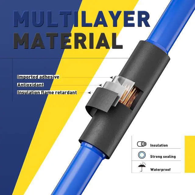 Alt view image 4 of 7 - 220PCS Heat Shrink Tubing Kit, 3:1 Adhesive Lined Heat Shrink Tube with 350W Mini Heat Gun, Waterproof Insulated Shrink Wrap for Automotive Marine Wiring Repair