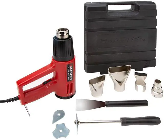 Main image of EC-200K Variable Temperature Heat Gun Kit, Heat Gun for Wire Connectors, Heat Gun Kit for Paint Stripping, 120V, 10 Amps, 1200W - USA Company