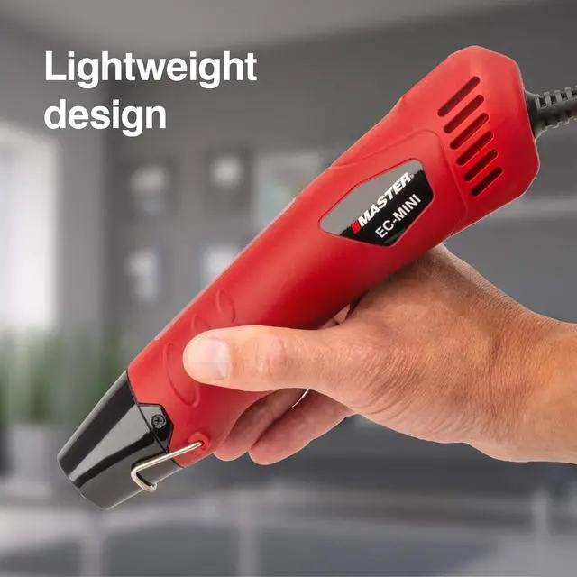 Alt view image 7 of 7 - EC-MINI Heat Gun for Crafts, Shrink Wrap, Heat Shrink Tubing, Wire Connectors, Electrical Connectors, Epoxy Resin, Candle Making Heatgun, Embossing Hot Air Gun w/Heat Shrink Reflector