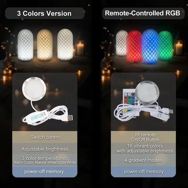 Alt view image 4 of 6 - LED Lamp Kit 001 for Bambu Lab MH001, 3D Printer Light Kit, MakerWorld DIY Hardware Lamp Kit, Light Box for 3D Printing USB 5V LED Kit 001 with Power-Off Memory Dimmable 3 Color+RGB
