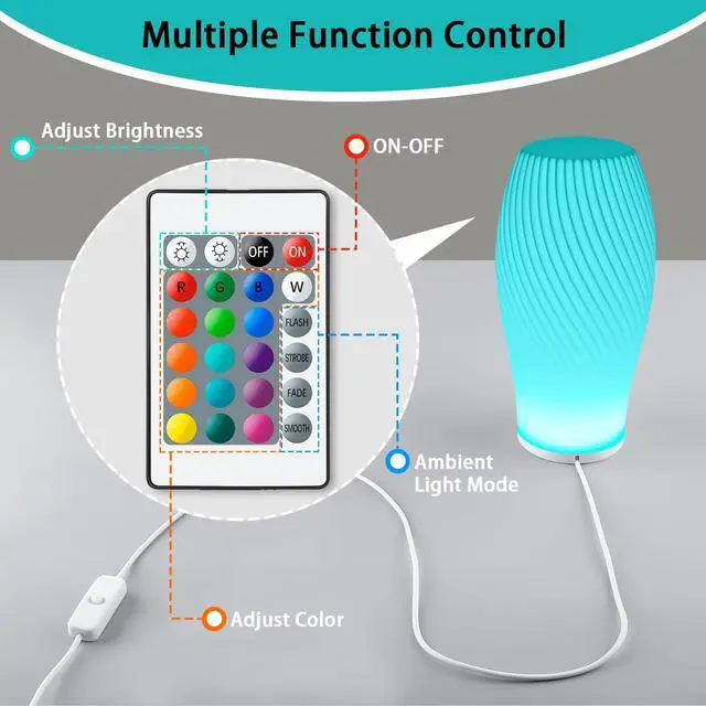Alt view image 4 of 7 - 3D Printer LED Lamp Kit 001 Remote Contorl with RGB Color, Compatible with Bambu lab H2D/A1/A1mini/P1S/P1P/X1C Makerworld Maker's Supply Hardware kit 5V USB Powered, RGB Color