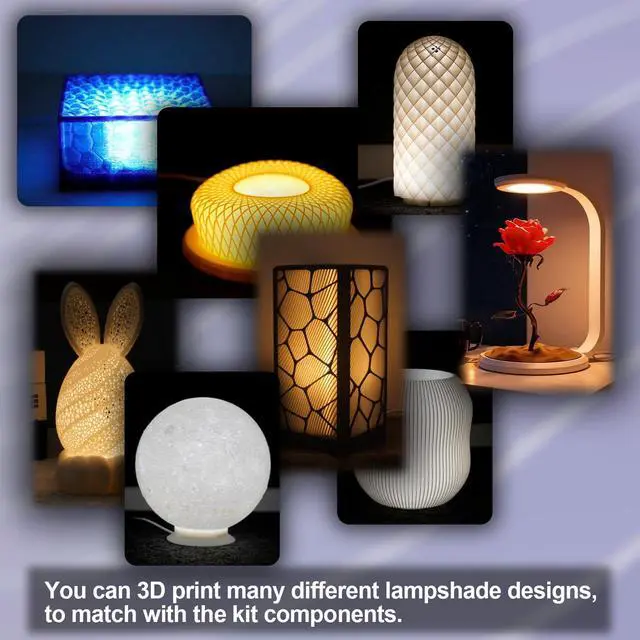 Alt view image 6 of 6 - LED Lamp Kit for Bambu Lab, LED Lamp Kit 001 for Bambu Lamp Kit 3D Printer LED Lights Makerworld Model Light 5 Volt Led Project Light Craft DIY Accessories (1PCS RGB Colors)