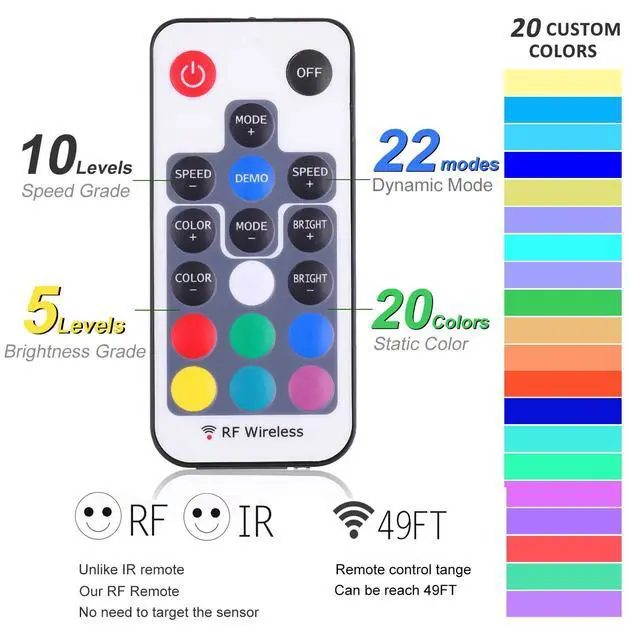 Alt view image 4 of 7 - RGB Color Changing LED Under Cabinet Lights Kit, Aluminum Slim Multi Color Puck Lights for Kitchen Counter Furniture Holiday Ambiance Christmas Decor Lighting (4 Lights)