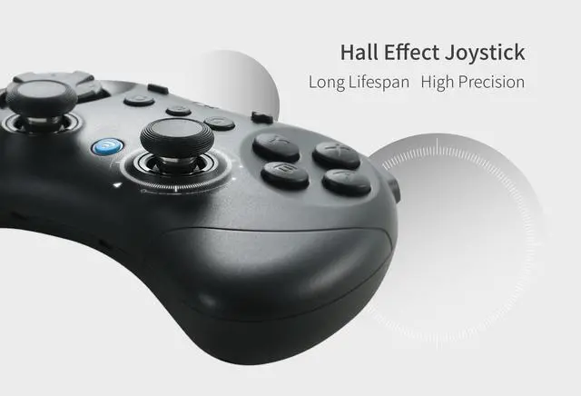 Alt view image 2 of 7 - Elves 2 Bluetooth Game Controller for Switch/Switch 2 Wake-up,PC & Android, Anti-Drift Hall Effect Joysticks Gamepad,1000Hz Polling Rate, Gyro & Turbo,Protective Cover, Compact for Small Hand