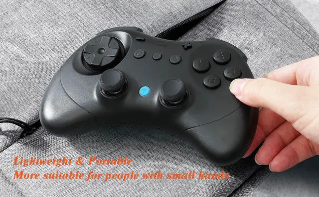 Alt view image 4 of 7 - Elves 2 Bluetooth Game Controller for Switch/Switch 2 Wake-up,PC & Android, Anti-Drift Hall Effect Joysticks Gamepad,1000Hz Polling Rate, Gyro & Turbo,Protective Cover, Compact for Small Hand