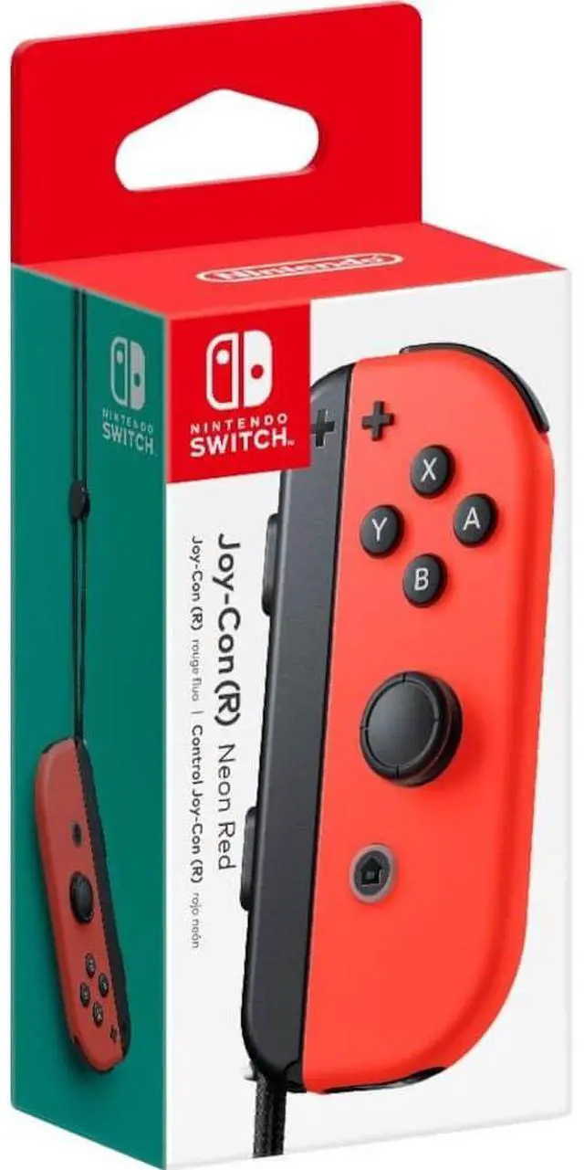 Main image of Joy-Con (R) - Neon Red Switch