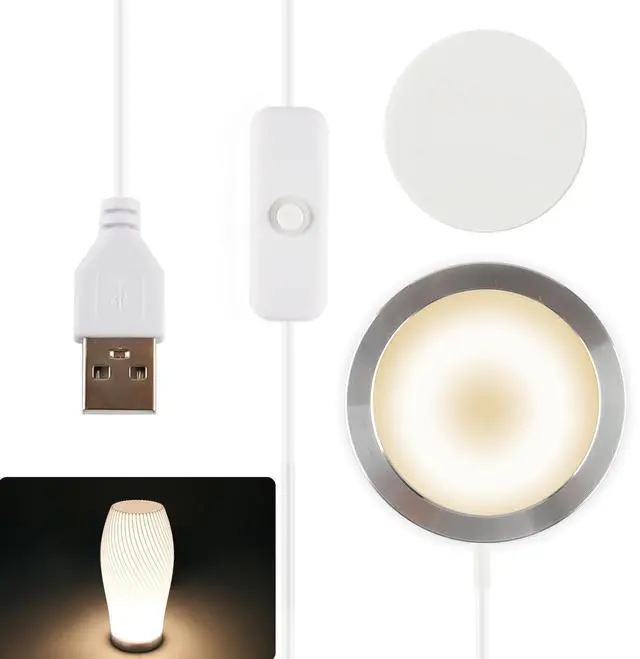 Main image of 3D Printer LED Lamp Kit 001, Compatible with Bambu lab H2D/A1/A1mini/P1S/P1P/X1C Makerworld Maker's Supply Hardware kit 5V USB Powered, 3000K Warm Light