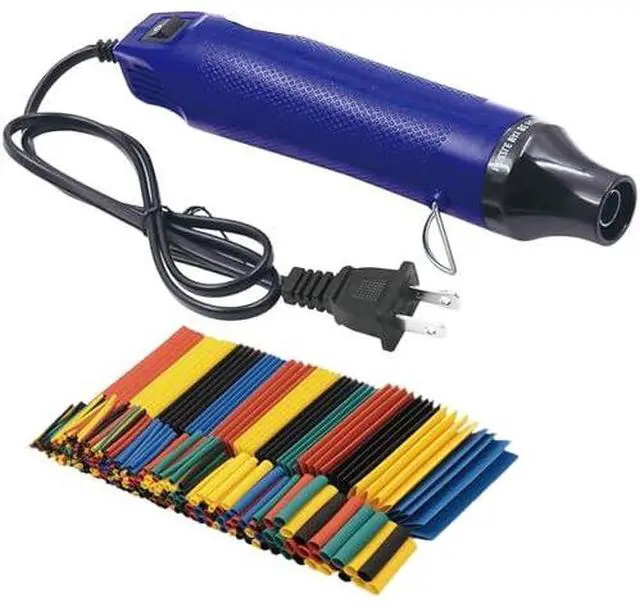 Main image of Wire Heat Shrink Tubing Kit + Mini Heat Gun for Shrink Tubing + 328pcs 2:1 Wire Shrink Wrap Tubing + for Wires,Shrink Wrap and Cable Repair.