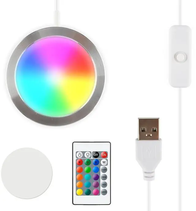 Main image of 3D Printer LED Lamp Kit 001 Remote Contorl with RGB Color, Compatible with Bambu lab H2D/A1/A1mini/P1S/P1P/X1C Makerworld Maker's Supply Hardware kit 5V USB Powered, RGB Color