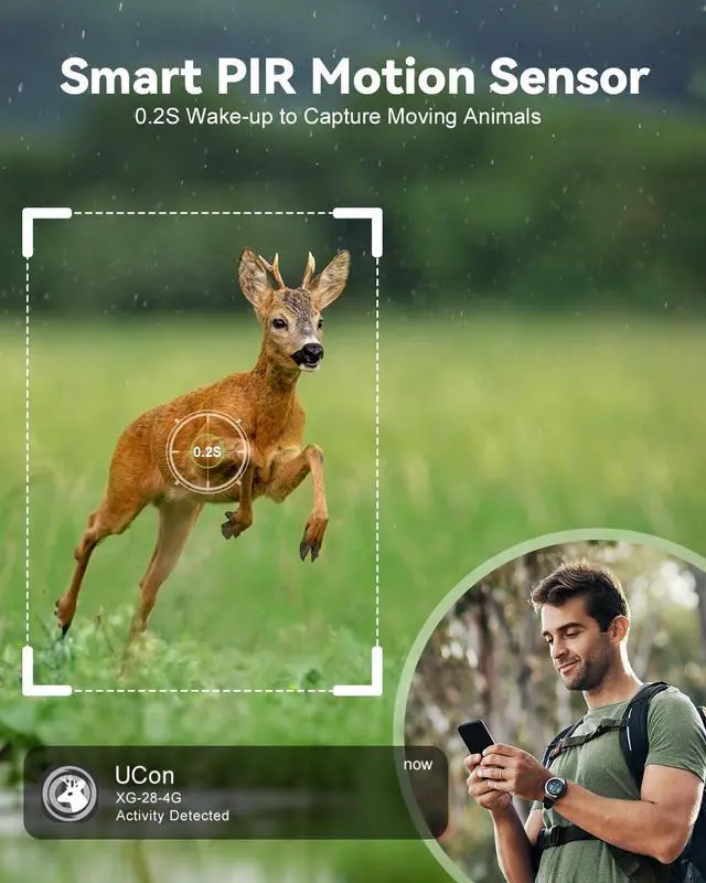 Alt view image 5 of 7 - 4G LTE Cellular Trail Camera with Livestreaming, No WiFi Game Cameras
