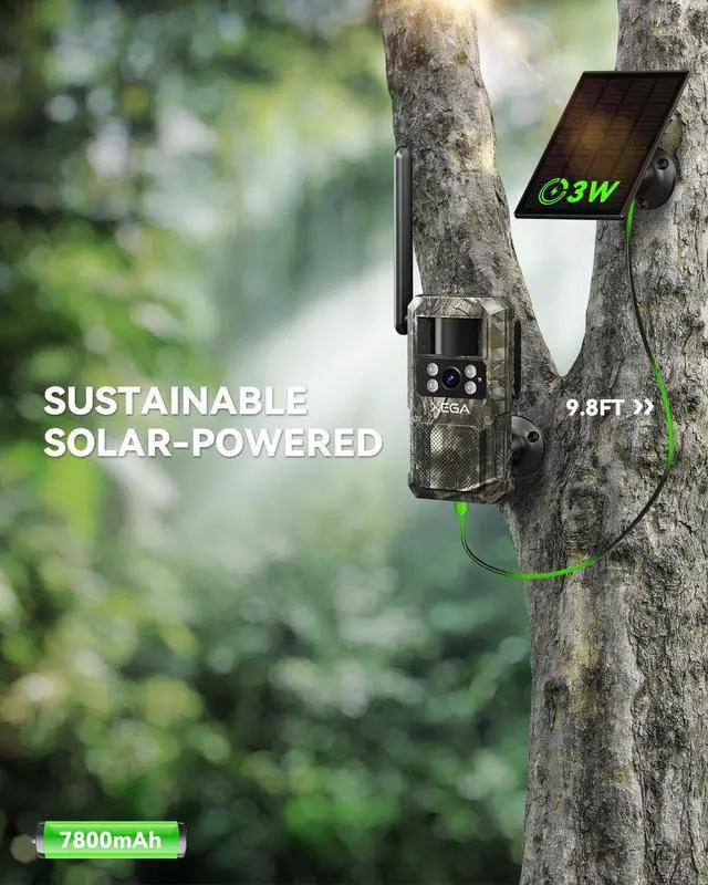 Alt view image 4 of 7 - 4G LTE Cellular Trail Camera with Livestreaming, No WiFi Game Cameras