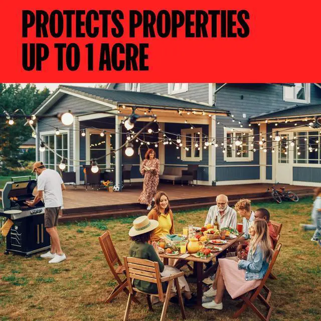 Alt view image 7 of 7 - DT2030SR Fly Traps Outdoor - Mosquito & Flying Insect Killer for 1 Acre Kills Mosquitoes, Flies, Gnats, Wasps - Bug Zapper Alternative - Black