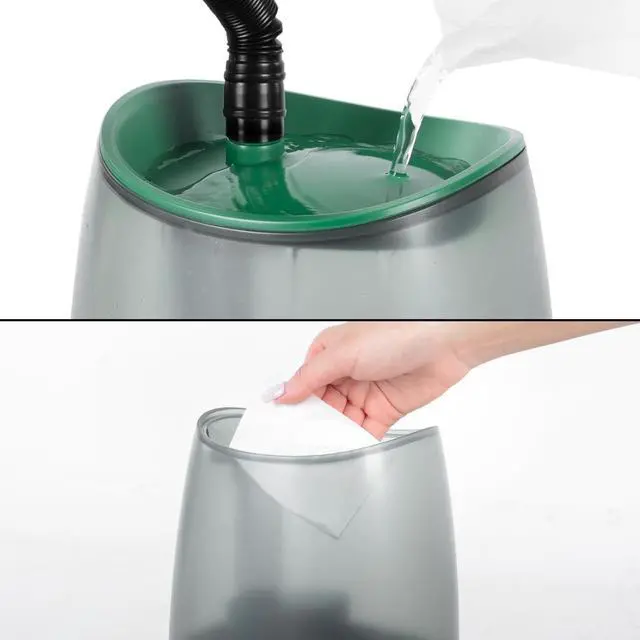 Alt view image 7 of 7 - Reptile Humidifier Fogger, 4L Large Reptile Fogger with Humidity Control, Terrarium Humidifiers with Extended Tube Automatic Reptile Misting System for Reptiles Amphibians Herps Vivarium