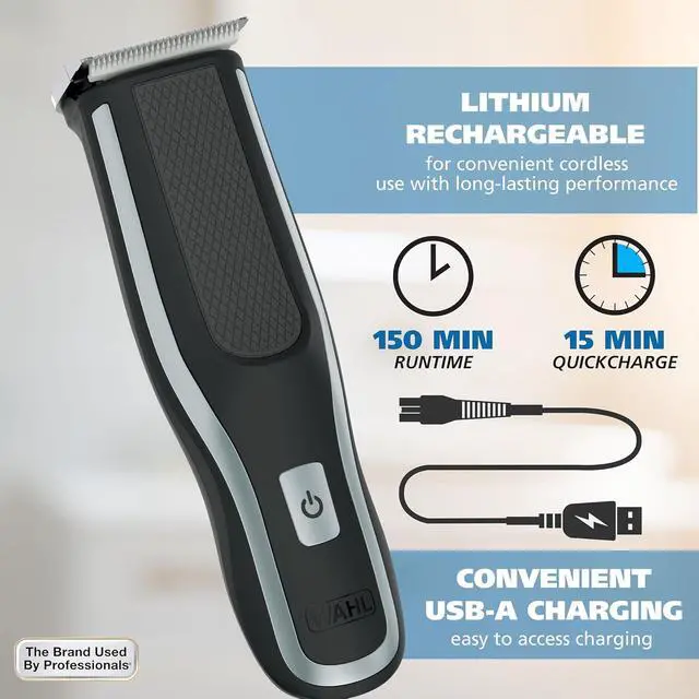 Alt view image 2 of 7 - Clipper Self-Haircut Pro Lithium Ion Cordless Hair Clippers, Easy to Use Self Haircutting Kit Designed for DIY Haircuts Model 3026122