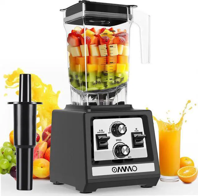 Main image of Blender for Smoothies: 1800W Peak Blenders for Kitchen, 68oz BPA-Free Pitcher, Timer & Speed Control, 6 Stainless Steel Blades, Dishwasher Safe Blender for Ice Crush/Smoothies/Frozen Drinks/Black