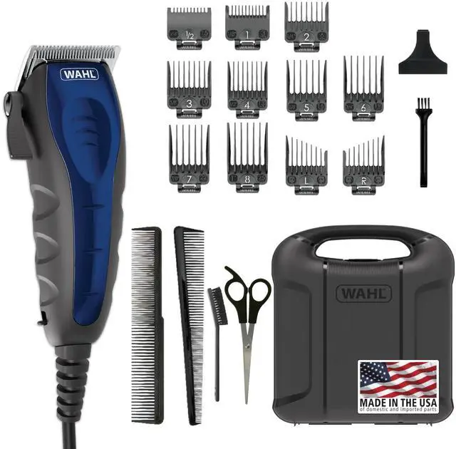 Main image of USA Self Cut Compact Corded Clipper Personal Haircutting Kit with Adjustable Taper Lever, and 11 Hair Clipper Guards for Clipping, Trimming & Personal Grooming Model 3029683