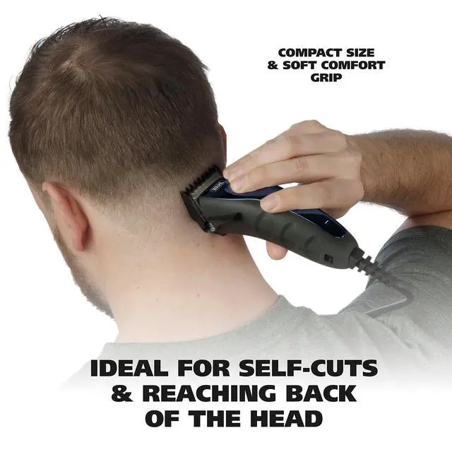 Alt view image 3 of 7 - USA Self Cut Compact Corded Clipper Personal Haircutting Kit with Adjustable Taper Lever, and 11 Hair Clipper Guards for Clipping, Trimming & Personal Grooming Model 3029683