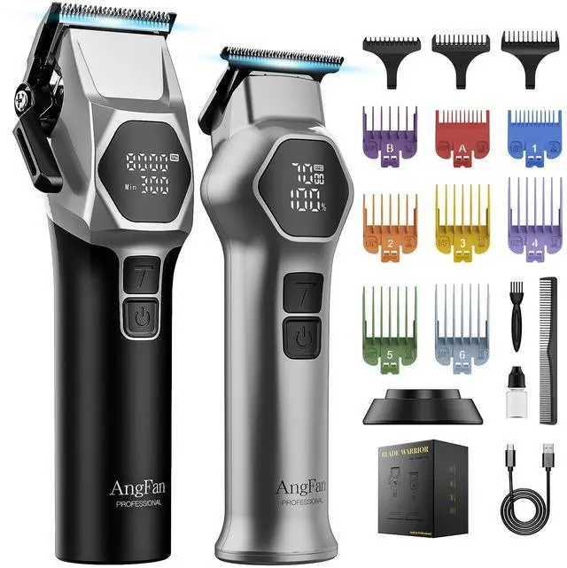 Main image of Hair Clippers for Men 8000RPM Brushless Motor 440C Steel Blades