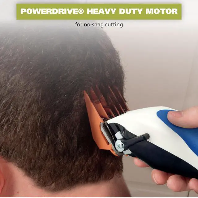 Alt view image 6 of 7 - Clipper USA Color Pro Complete Haircutting Kit with Easy Color Coded Guide Combs - Corded Clipper for Hair Clipping & Grooming Men, Women, & Children - Model 3029694