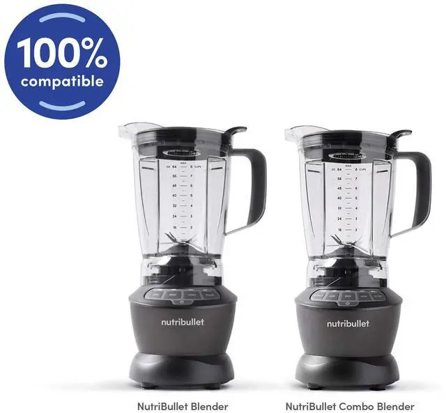 Alt view image 2 of 2 - - ANBFP56 NutriBullet Blender 56 oz Pitcher, Clear/Black