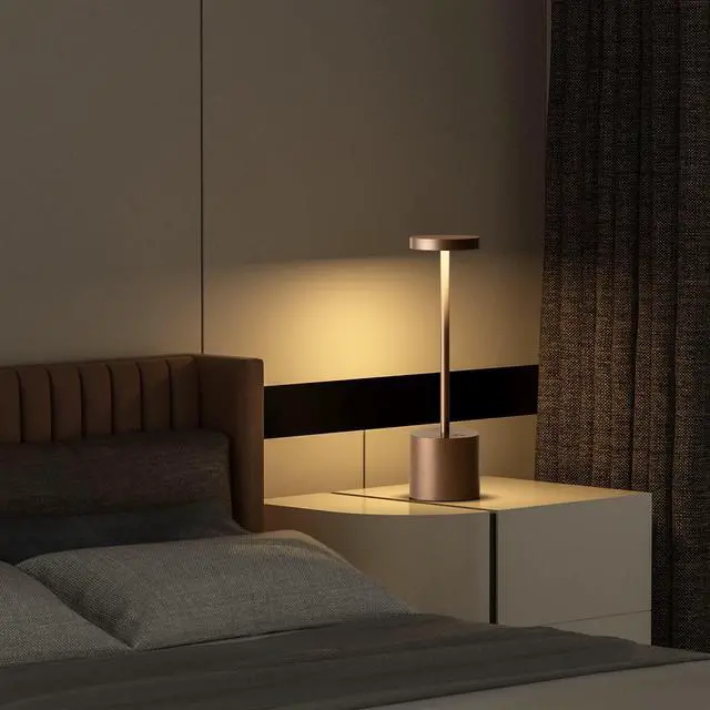 Alt view image 6 of 6 - 2 Pack Cordless Table Lamp Rechargeable,5000mAh Battery Powered Table Light, Dimming Portable LED Desk Lamp for Restaurant/Outdoor