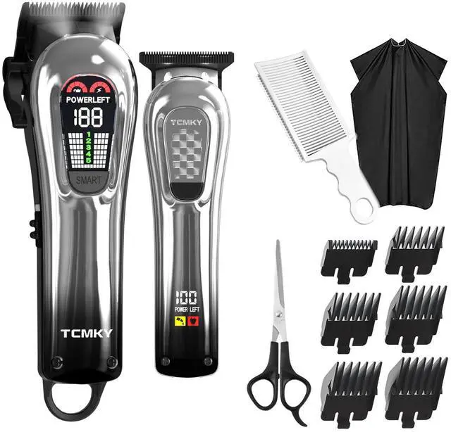 Main image of Hair Clippers for Men, Professional Clippers and Trimmers Set, Cordless Clippers for Hair Cutting, Beard Trimmer, Barber Clippers, Rechargeable Electric Shaver