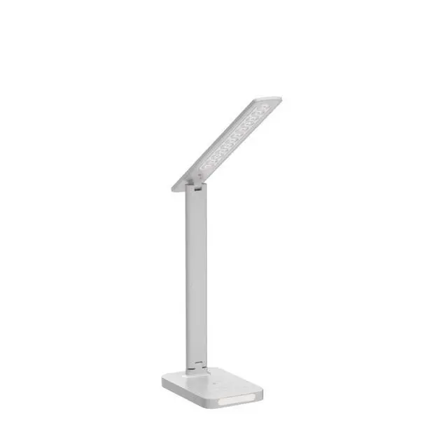 Alt view image 4 of 7 - LED Desk Lamp with USB Charger, USB Charging Port, Table Lamp with 5 Brightness Levels Touch Control, 30/60 min Auto Timer, Dimmable Eye-Caring Desk Light for Home Office