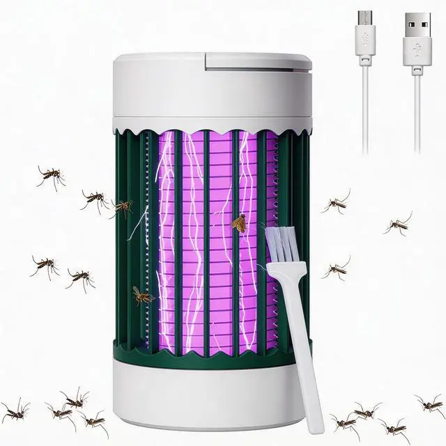 Main image of Bug Zapper Outdoor and Indoor-Portable Electric Mosquitoes and Flying Insect Trap Light | High Powered Wireless Killer Lamp | Must Haves for Kitchen, Camping, Room, Home Rechargeable Indoor