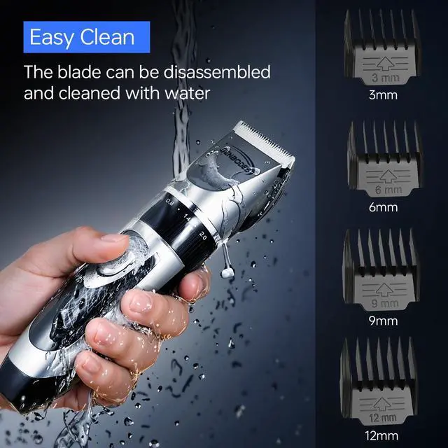 Alt view image 5 of 6 - Cordless Hair Clippers for Men-Rechargeable Grooming Kit