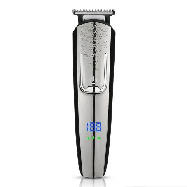 Alt view image 2 of 5 - Hair Clippers for Men Cordless Beard Trimmer Electric Shaver Grooming Kit with LCD Display, 5 Replaceable Heads, 4 Guide Combs, USB Rechargeable Haircutting Machine for Family Use