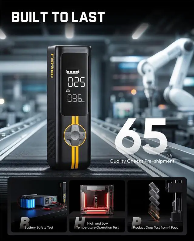 Alt view image 5 of 7 - X8 APEX Tire Inflator Portable Air Compressor, 1 Min Fast Inflation