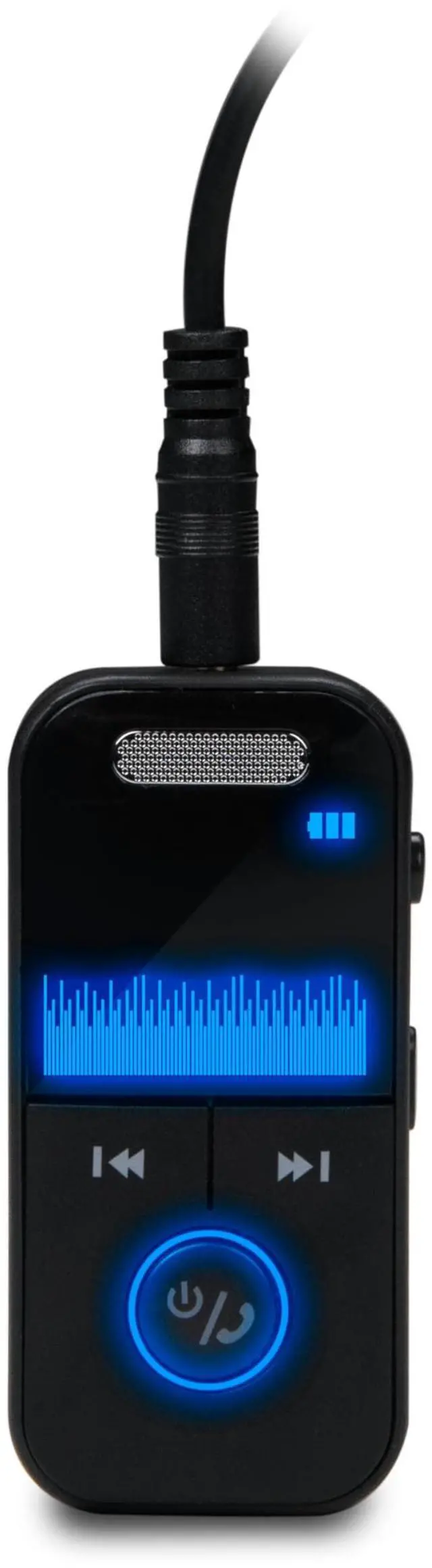 Main image of Essentials Black Bluetooth Transmitter Receiver with LED Display Low Latency USB Type A Audio Adapter Lightweight Design