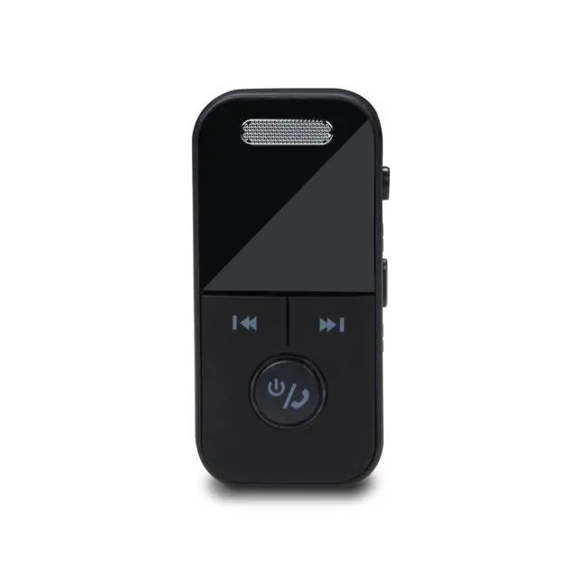 Alt view image 6 of 7 - Essentials Black Bluetooth Transmitter Receiver with LED Display Low Latency USB Type A Audio Adapter Lightweight Design