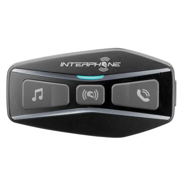 Main image of UCOM4 - Motorcycle Bluetooth Communication - 4 Riders up to 1.6 Km Range - Battery 15Hr - Helmets Headset Compatible TFT and GPS - DSP and Noise Control - Waterproof IP67 - Single Pack