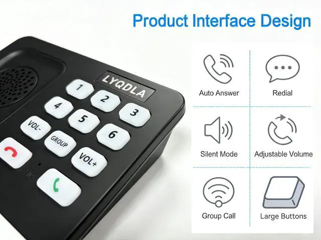 Alt view image 3 of 3 - Wireless 2-Way Intercom System for Home, Office & Elderly Care