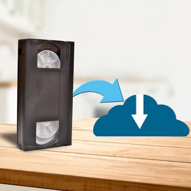 Alt view image 2 of 7 - Video Tape Transfer Service (VHS, VHS-C, 8mm, Hi8, Video 8, & MiniDV Videotape) to Digital MP4 - Memories Box Included
