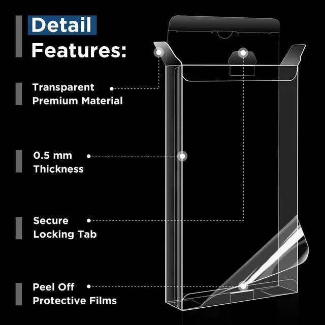 Alt view image 4 of 7 - VHS Tapes Protector - Premium VHS Cassette Tape Storage & Protector, Durable VHS Protectors for Home & Kitchen Media Storage - (Ultimate 10 Packs)