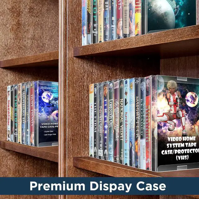 Alt view image 6 of 7 - VHS Tapes Protector - Premium VHS Cassette Tape Storage & Protector, Durable VHS Protectors for Home & Kitchen Media Storage 40 Packs