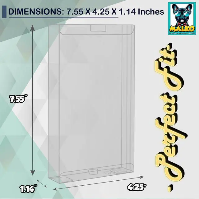 Alt view image 4 of 6 - 10 Pack VHS Tape Protector Case | Protective Sleeve for VHS Cassette Original Box | Display Storage and Preservation