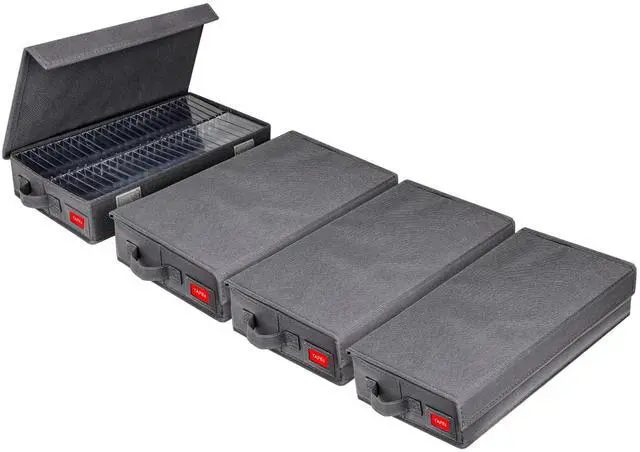 Main image of Upgrades Audio Cassette Tape Holder - 4Pack - Grey