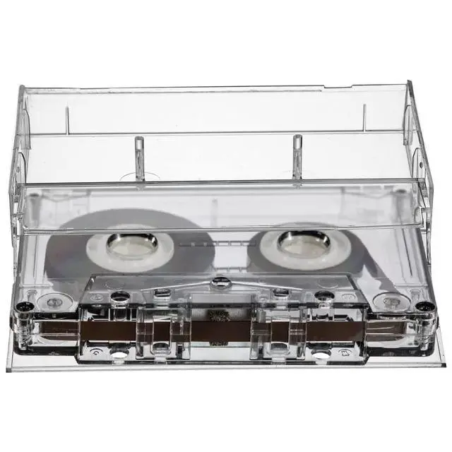 Alt view image 3 of 6 - 30 Pack Cassette Tape Cases, Clear Plastic Storage Cases, Perfect for Audio Cassette Tape Organization, 4.25" L x 2.75" W x 0.6" H