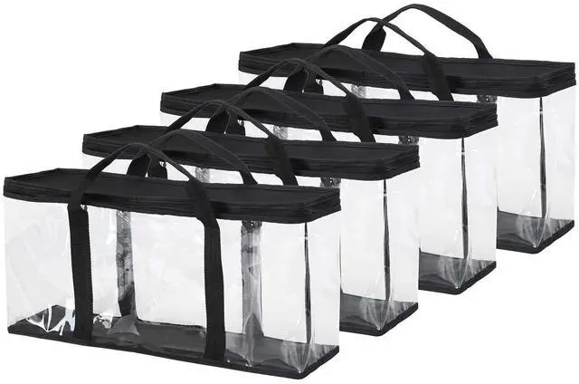 Main image of 4 Pack VHS Storage Bag Hold up to 60 Large VHS Tapes (15 Each Bag)
